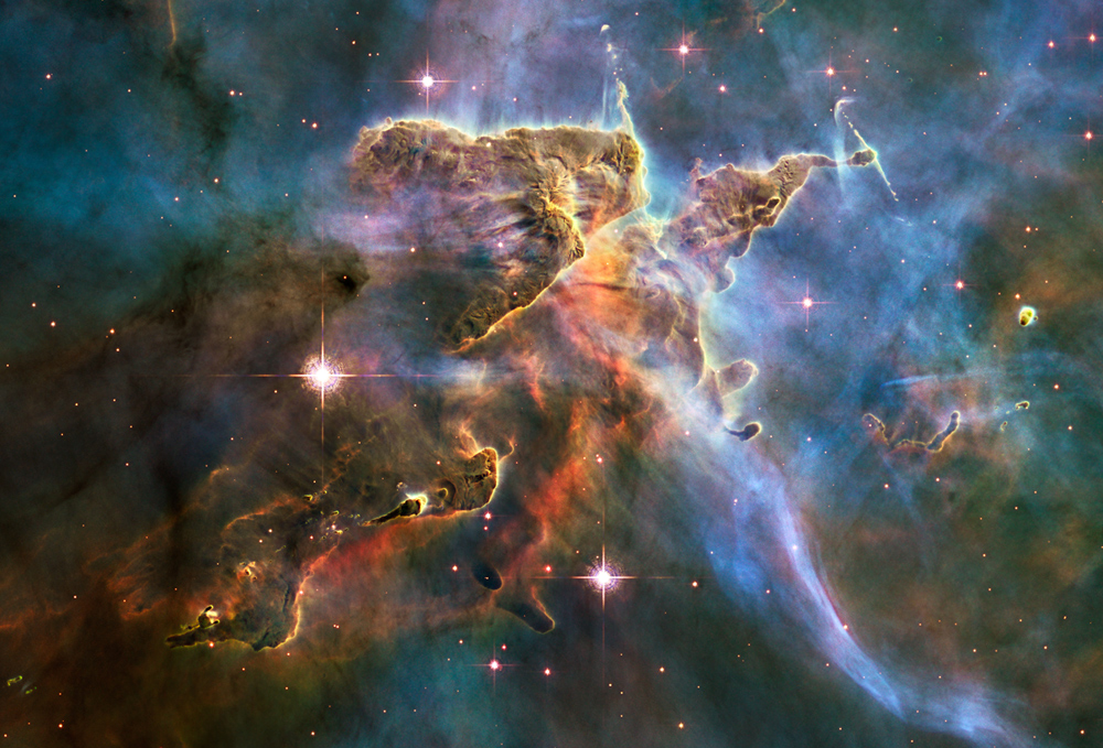 Carina Nebula image from the Hubble Telescope